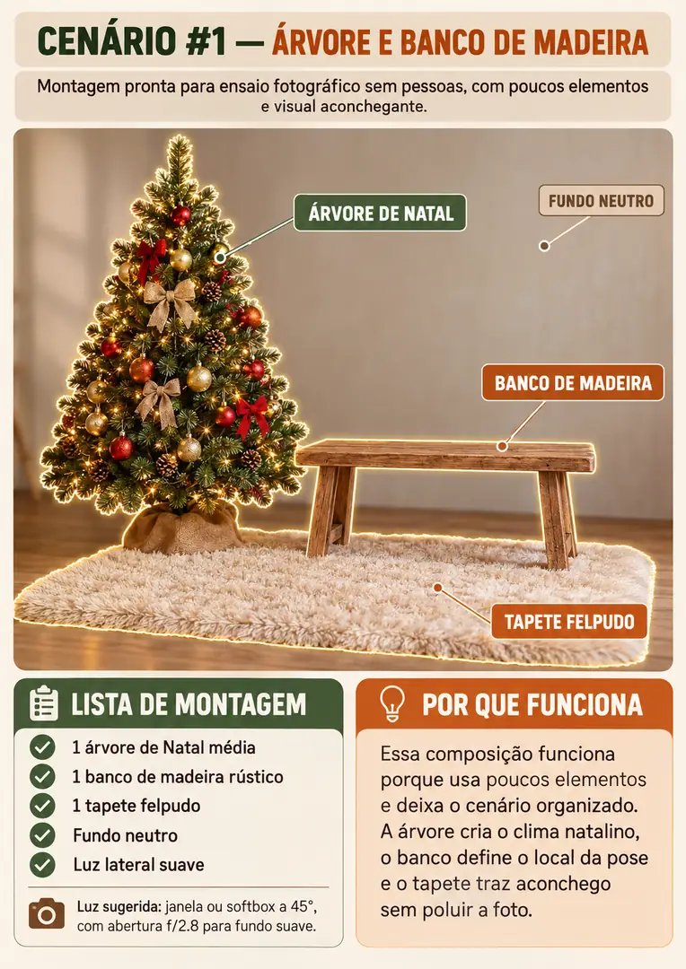 +30 Cenários e Poses para Ensaios Fotográficos de Natal Infantil e em Família — imagem 1